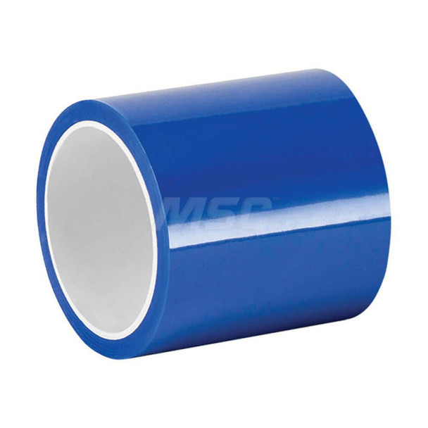 Film Tape; Material Type: Polyester Film ; Thickness (mil): 3.5000 ; Color: Blue ; Adhesive Material: Silicone ; Width (Inch): 1-1/2 ; Length (Feet): 30.000 - 20717542
