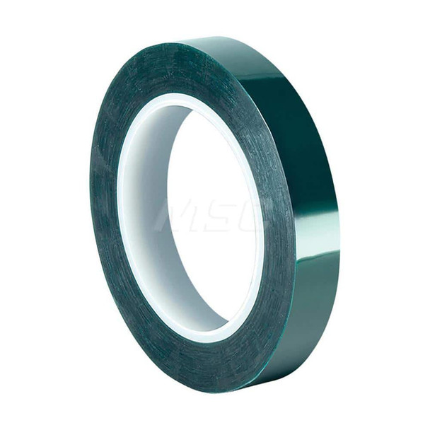 Film Tape; Material Type: Polyester Film ; Thickness (mil): 3.2000 ; Color: Dark Green ; Adhesive Material: Silicone ; Width (Inch): 2 ; Length (Feet): 54.000 - 20718565