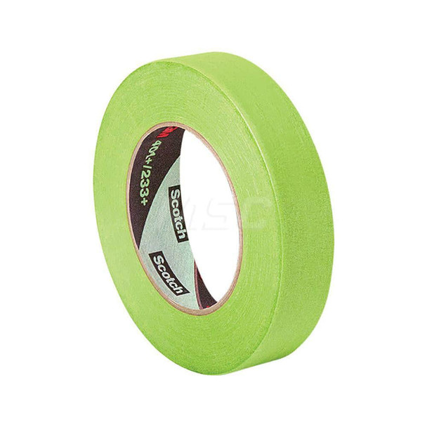 Masking & Painters Tape; Tape Type: High Temperature Masking Tape ; Material Type: Crepe Paper ; Width (Inch): 1/4 ; Length (Meters): 55.000 ; Length (yd): 60.00 ; Color: Green - 20779898