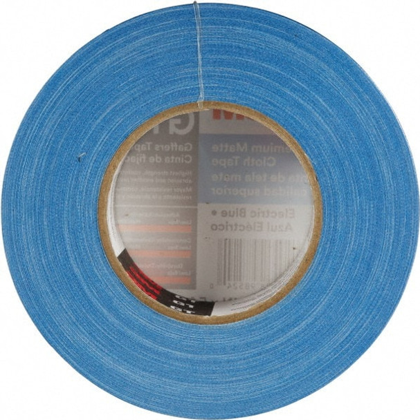 50m x 2in x 11 mil Blue Cotton Cloth Gaffers Tape - 39907688