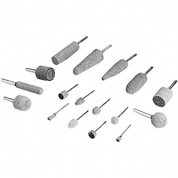 Mounted Point: 1in Thick, 1/4in Shank Dia, A21, Medium - 43971332