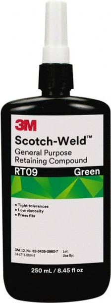 250 mL Bottle Green Liquid Retaining Compound - 46708343