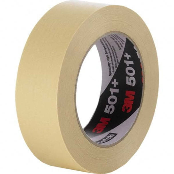 12mm Wide x 55 m Long x 7.3 mil Thick Tan Masking Tape - 47095948
