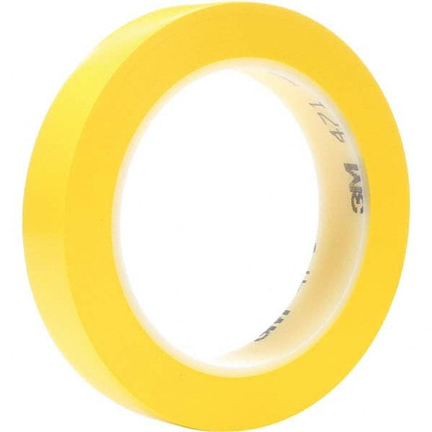 36 Yd x 1/4in Yellow Vinyl Film Tape - 52346426