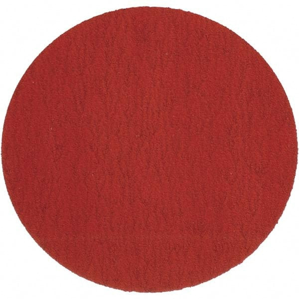 Quick-Change Disc: 3in Disc Dia, 80 Grit, Ceramic, Coated - 54872965