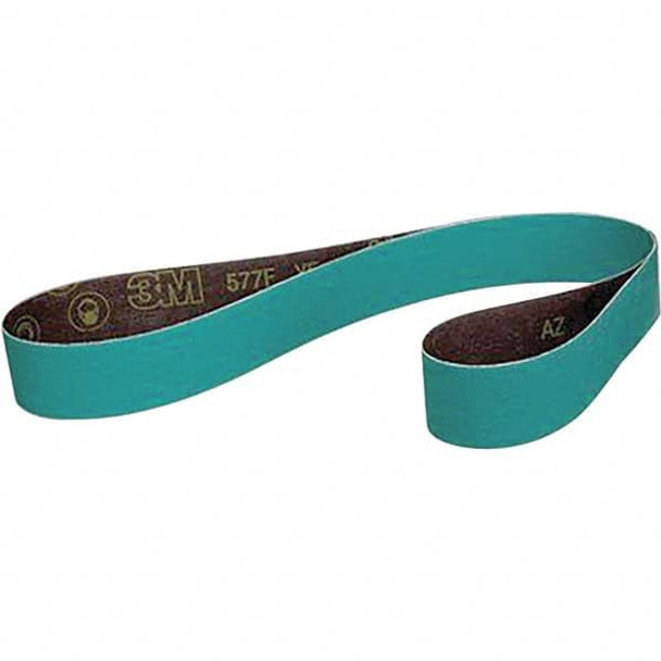 Abrasive Belt: 1-1/2in Width, 80 Grit, Zirconia Alumina - 76006618