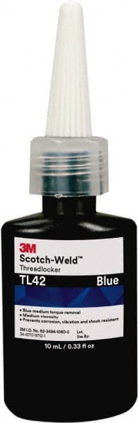 1 mL Bottle Blue Liquid Threadlocker - 76919174