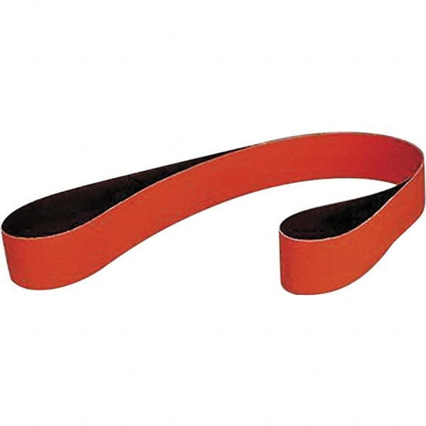 Abrasive Belt: 1-1/4in Width, 40 Grit, Ceramic - 84387661