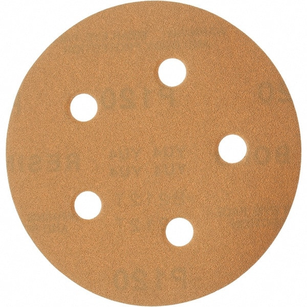 Hook & Loop Disc: 5in Dia, 600 Grit, Coated, Aluminum Oxide - 87055349
