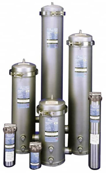 3 Inch Pipe, 150 No. Flange End Connections, 9-3/4 Inch Long Cartridge, 50.63 Inch Long, Cartridge Filter Housing without Cartridge - 7426059