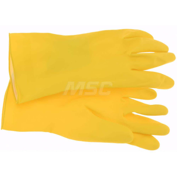 Chemical Resistant Gloves: Large, 21 mil Thick, Latex - 2095909