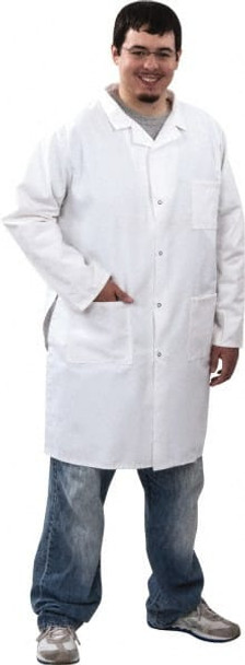 Size XL White Lab Coat - 6649750