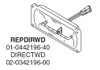 Whelen DOT3 100 Series Rear Strobe - REPDIRWD