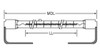 USHIO QIH277-1600T/S Quartz Infrared Heat (QIH) Lamp