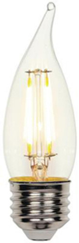 Westinghouse 5 Watt Medium Base Flame Tip Dimmable Filament LED Light Bulb 03171