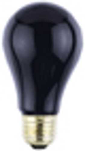 75w  A19 120v  - Black Light Bulb -  75A/BL