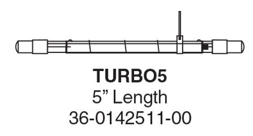 Whelen TURBO5 - Strobe Tube - For 900, 97, 9E, 81E Linear Reflectors- TURBO5