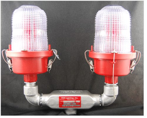 L-810 Red LED Double Obstruction Light 