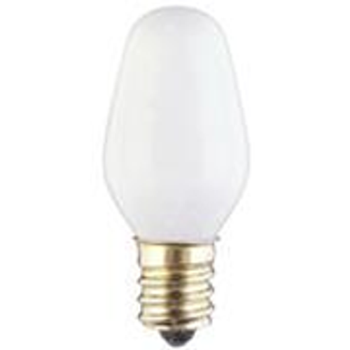 Westinghouse C7 4 Watt White E12 (Candelabra) Base Incandescent Specialty Light Bulb 0479500