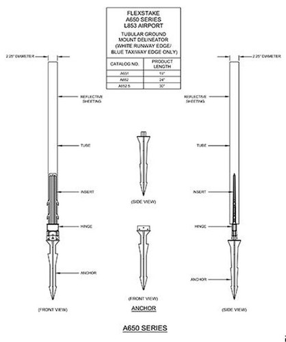 A650 Airport Marker - (L-853) Ground Series Drawing