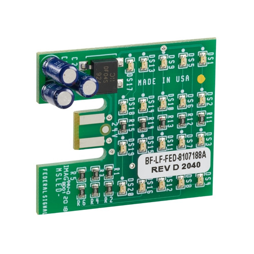 Microstat LED lamp, 24VAC/DC - Federal Signal MSLED-G ( MSLED-R)