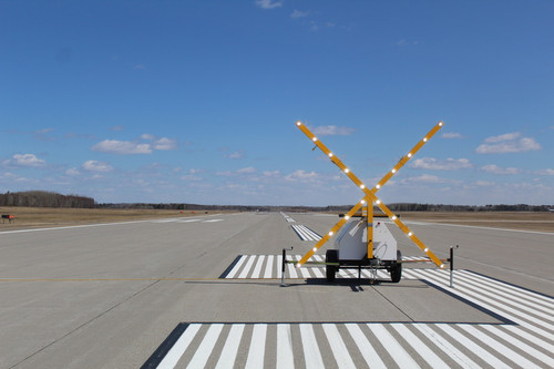 FAA Lighted X Runway Closure Marker