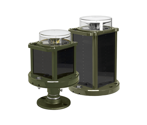 military A704 solar MIRL runway lights