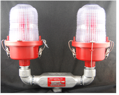 TWR LED Obstruction Lighting -  LED OL2 FAA Type L-810 - 12-24 VDC
