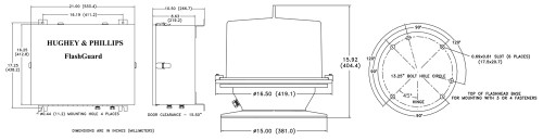 H&P Hughey Phillips Flashguard Medium Intensity White Strobe System - FG2006B-004