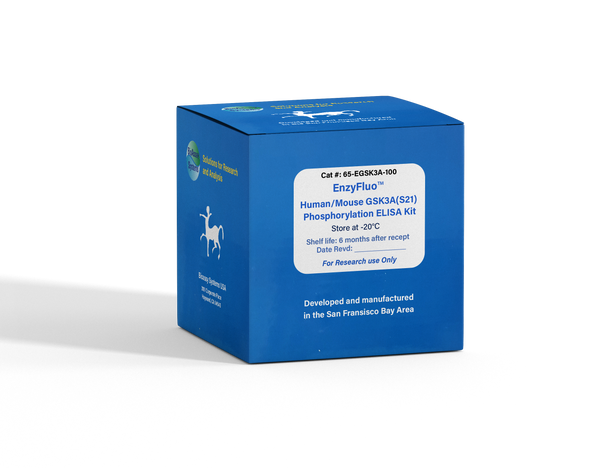 EnzyFluo™ Human/Mouse GSK3A(S21) Phosphorylation ELISA Kit | EGSK3A-100 EnzyFluo™ Human/Mouse GSK3A(S21) Phosphorylation ELISA Kit | EGSK3A-100