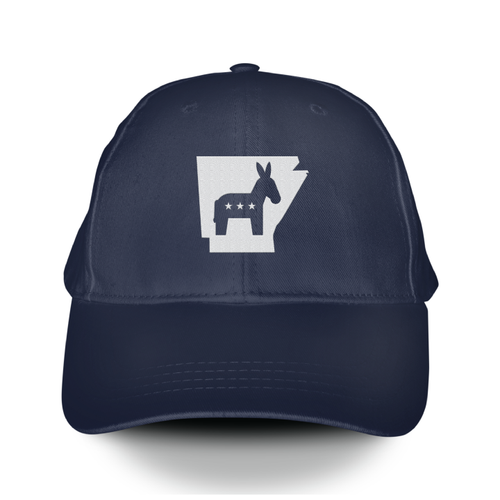 Donkey - State (Navy Embroidered Baseball Cap)