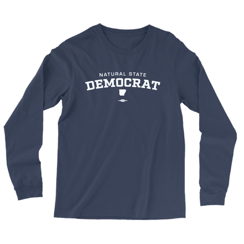 Natural State Democrat (Navy Long-Sleeve Tee)