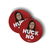 Huck No (3" x 3" Vinyl Sticker -- Pack Of Two!)