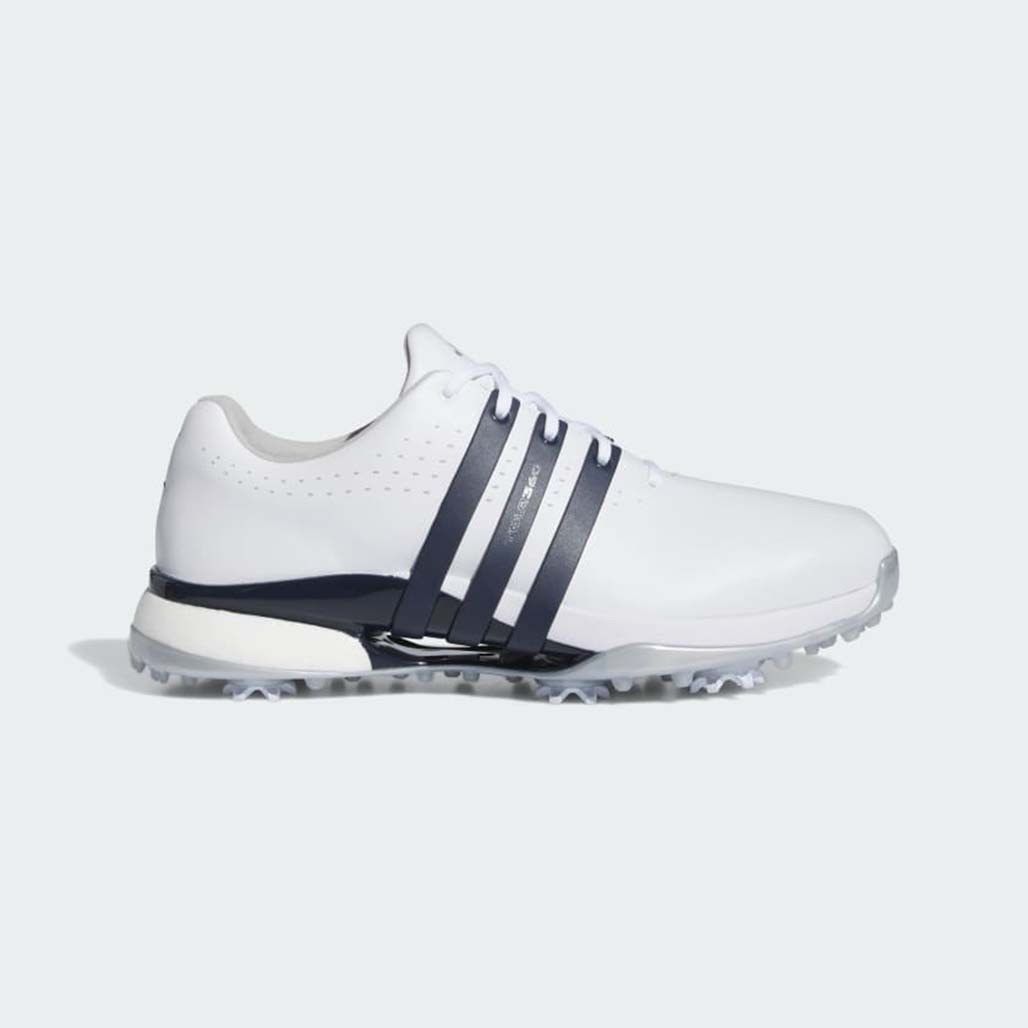 adidas Tour360 24 Golf Shoes - Men's - Cloud White / Silver - 7.5