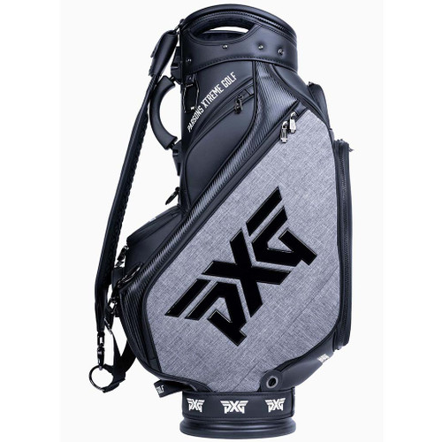 PXG 2022 Tour Staff Bag | For golfers who have a lot of gear or regularly compete in tournaments, our 2022 Tour Bag in Heather Gray has the space and features you demand.
