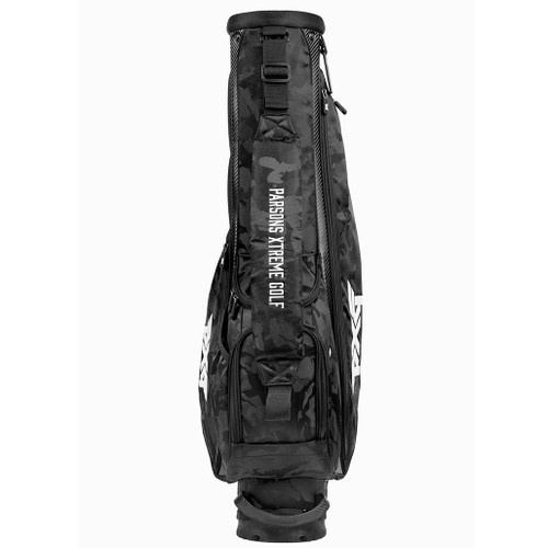 PXG Jacquard Woven Fairway Camo Sunday Stand Bag | Sleek, simple and sophisticated, our Jacquard Woven Fairway Camo Sunday Stand Bag is the perfect companion for a trip to the range or a quick nine holes.