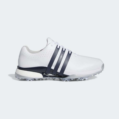 adidas Tour360 24 Golf Shoes - Men's - Cloud White / Silver - 7.5