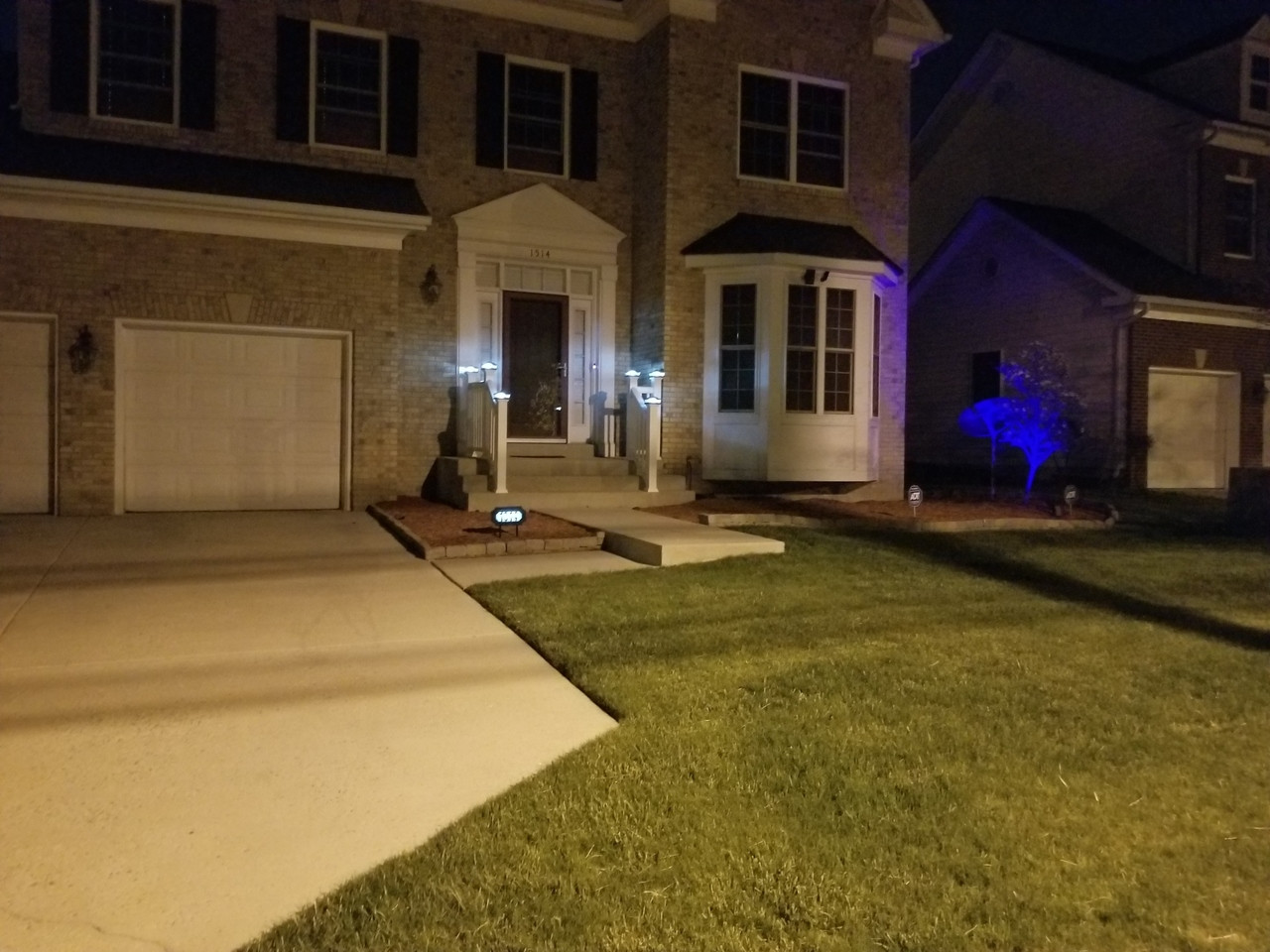 Copper Solar Deck Post Lights 6x6 with 5 LED, Low Profile Set of 2