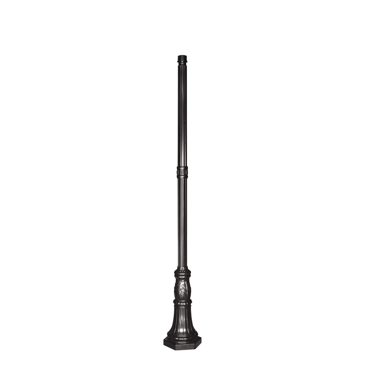 Commercial Cast Aluminum Pole for Outdoor Lights | 8 FT High