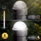 Summit solar chain link fence cap lights have 5 lumens of light output, and a color temperature of 5000K.