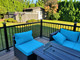 Solar fence post lights create beautiful scenery and a beautiful deck. Photo thoughtfully furnished by our wonderful customer George in Kent, Washington, to share with our new customers.