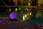 Solar pool light can be installed into the ground, or set on the ground, a patio table, or in the pool.