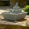 Solar water fountain has a Zen Elephant design, a relaxing sight even without the waterfall.