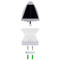 Flat mount installation for a column solar lights is as easy and 1, 2, 3, with the included hardware.