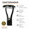 Constructed with quality by Gama Sonic, and includes tempered glass over the solar panel, powder coated cast aluminum frame, and lithium ion batteries for long lasting light duration.
