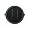 Solar panel is protected from weather elements with tempered glass.