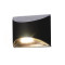 Black solar deck rail lights add safety to your exterior deck stairway.