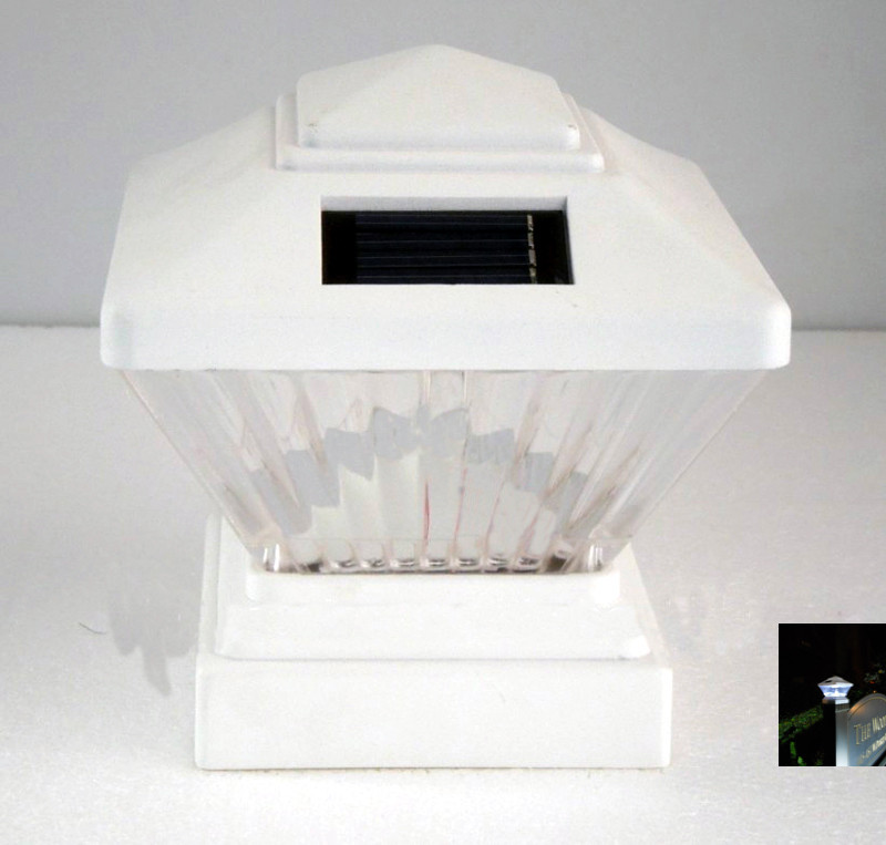 4X4 Solar Deck Post Caps 4x4 Solar Post Cap Lights Fence Lights