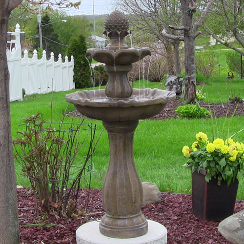two tier fountain pump
