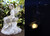 Solar Garden Lights Fairy With Soft White LED that light up the Fairy Wings and Bunny Rabbit.